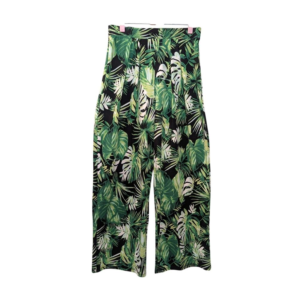 Philosophy Tropical Print Pants, Size S/P, Cute Pleated Front, Pockets!